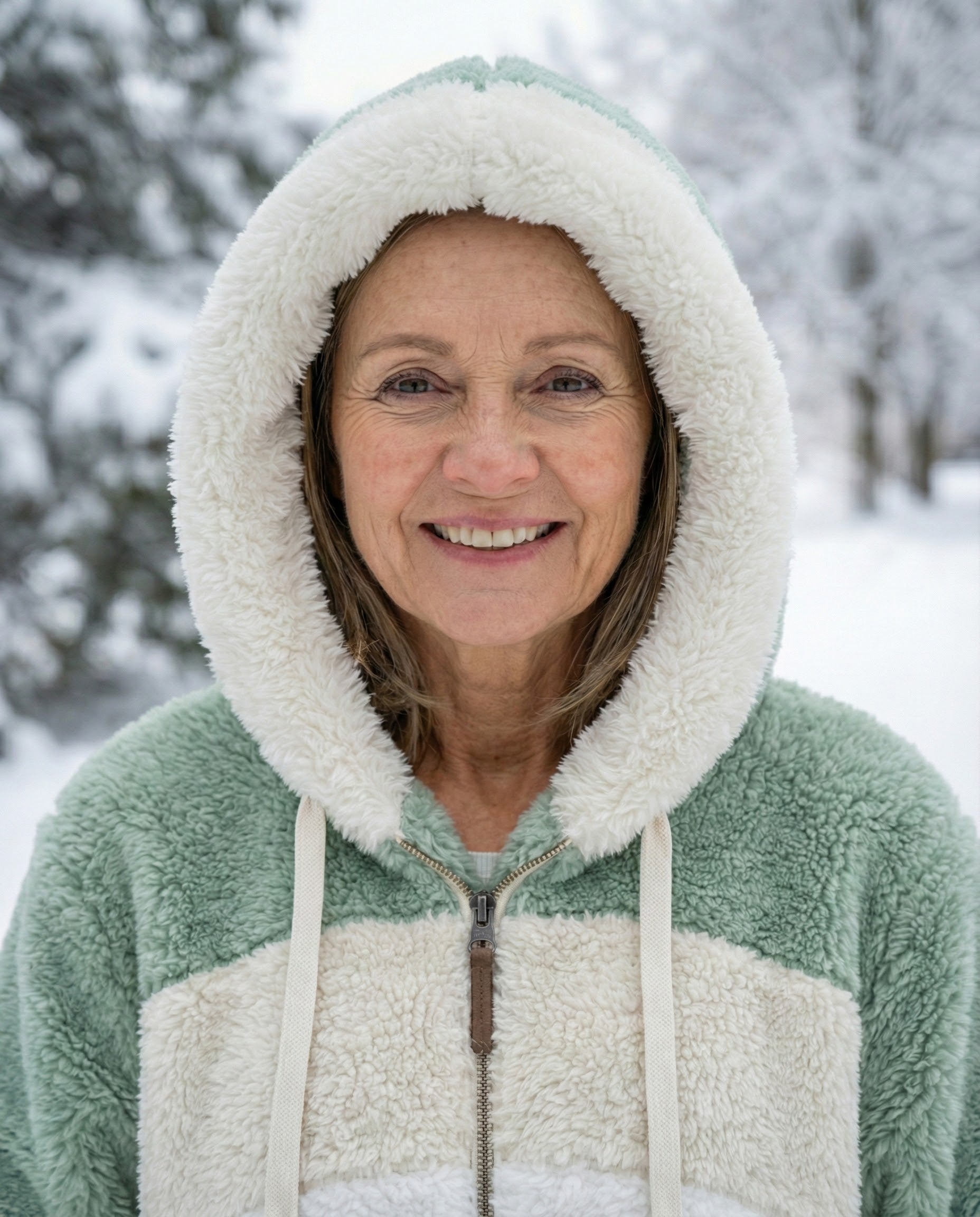 Colorblock Plush Jacket