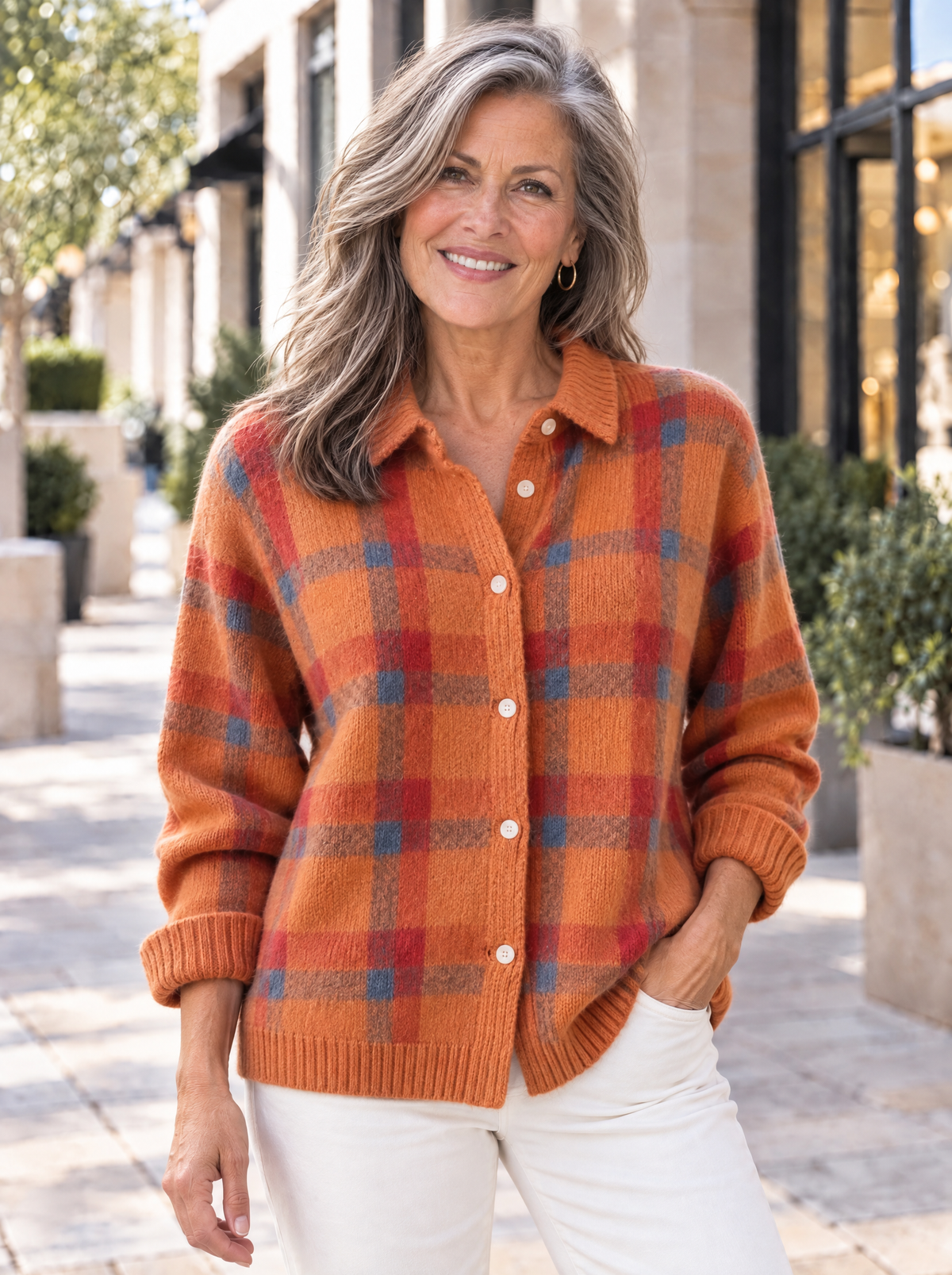Heritage Knit Cardigan | Harvest Spice