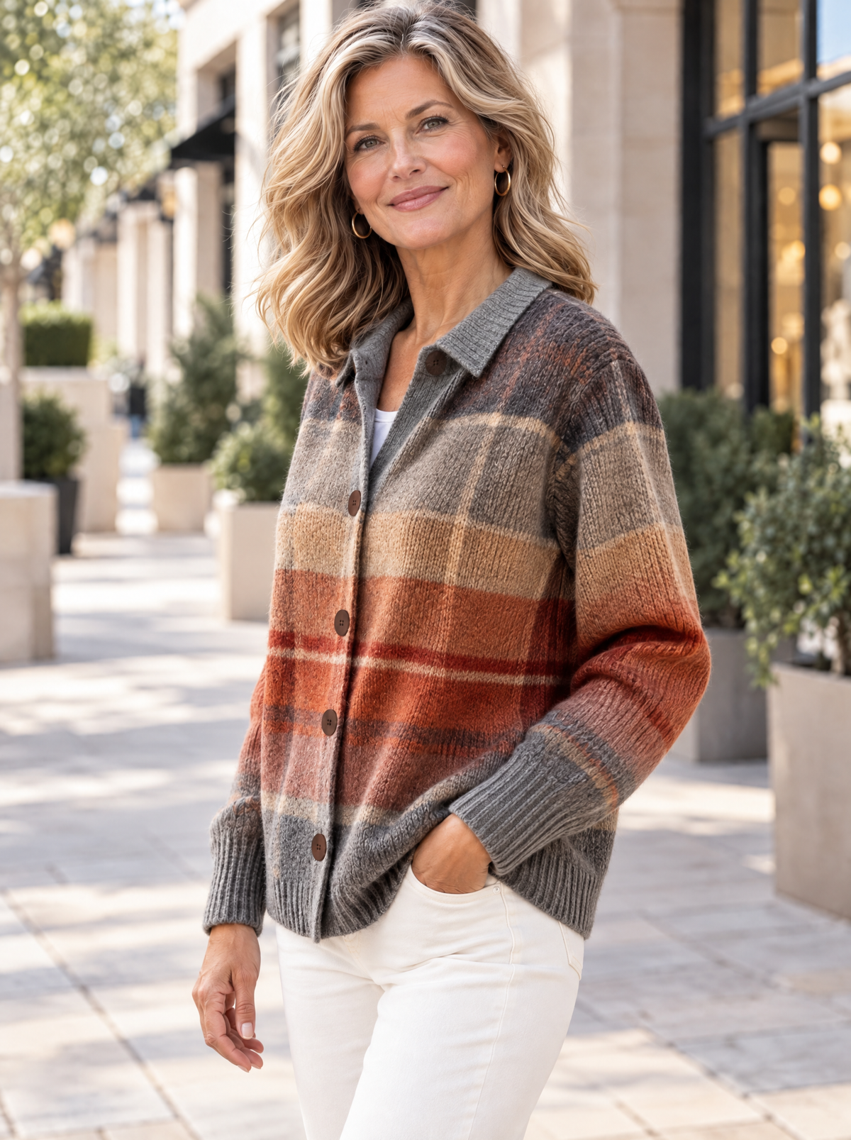 Heritage Knit Cardigan | Autumn Ember