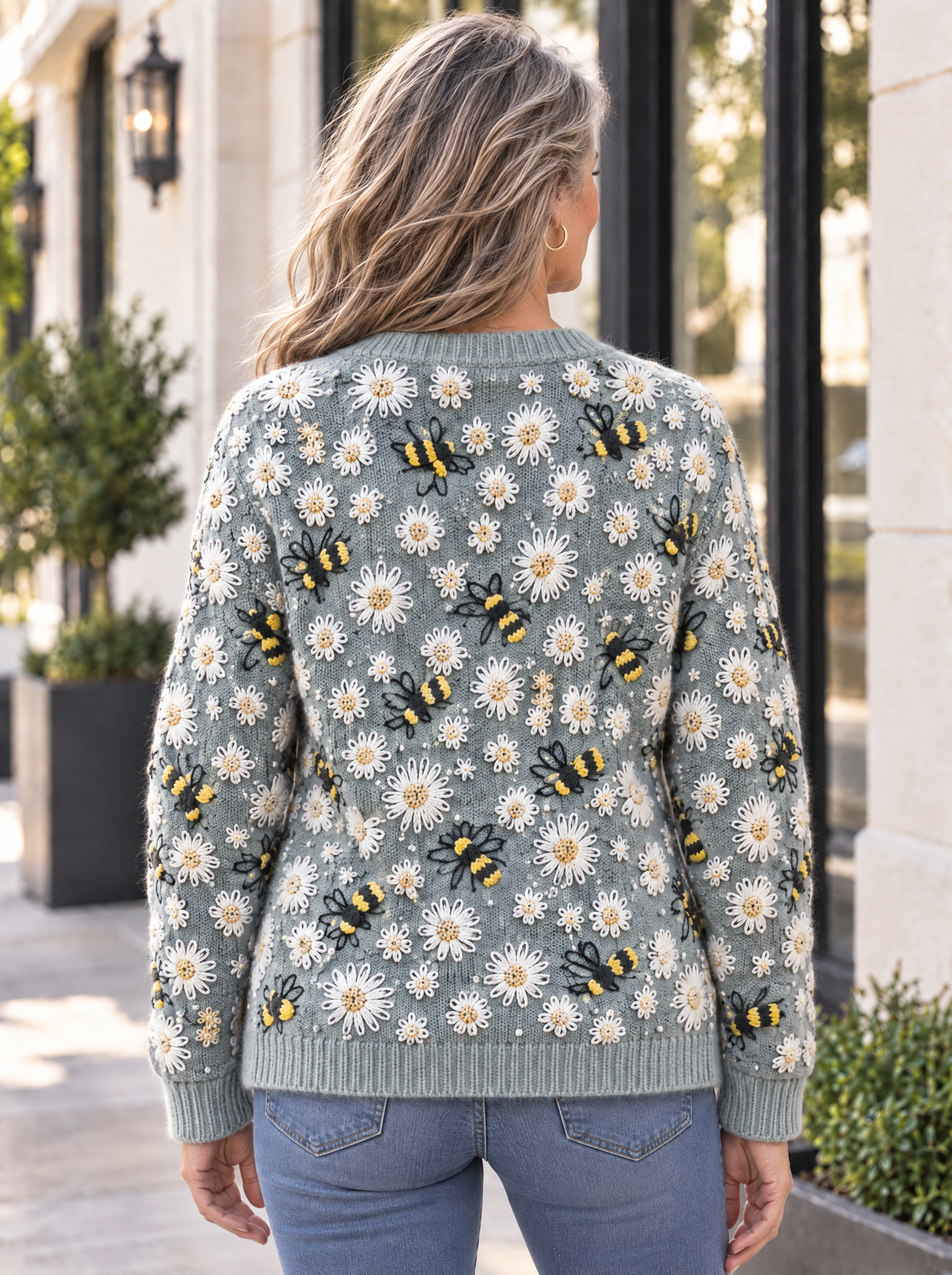 Botanical Knit Cardigan | Daisy Meadow