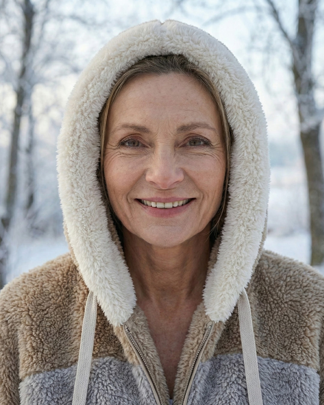 Colorblock Plush Jacket