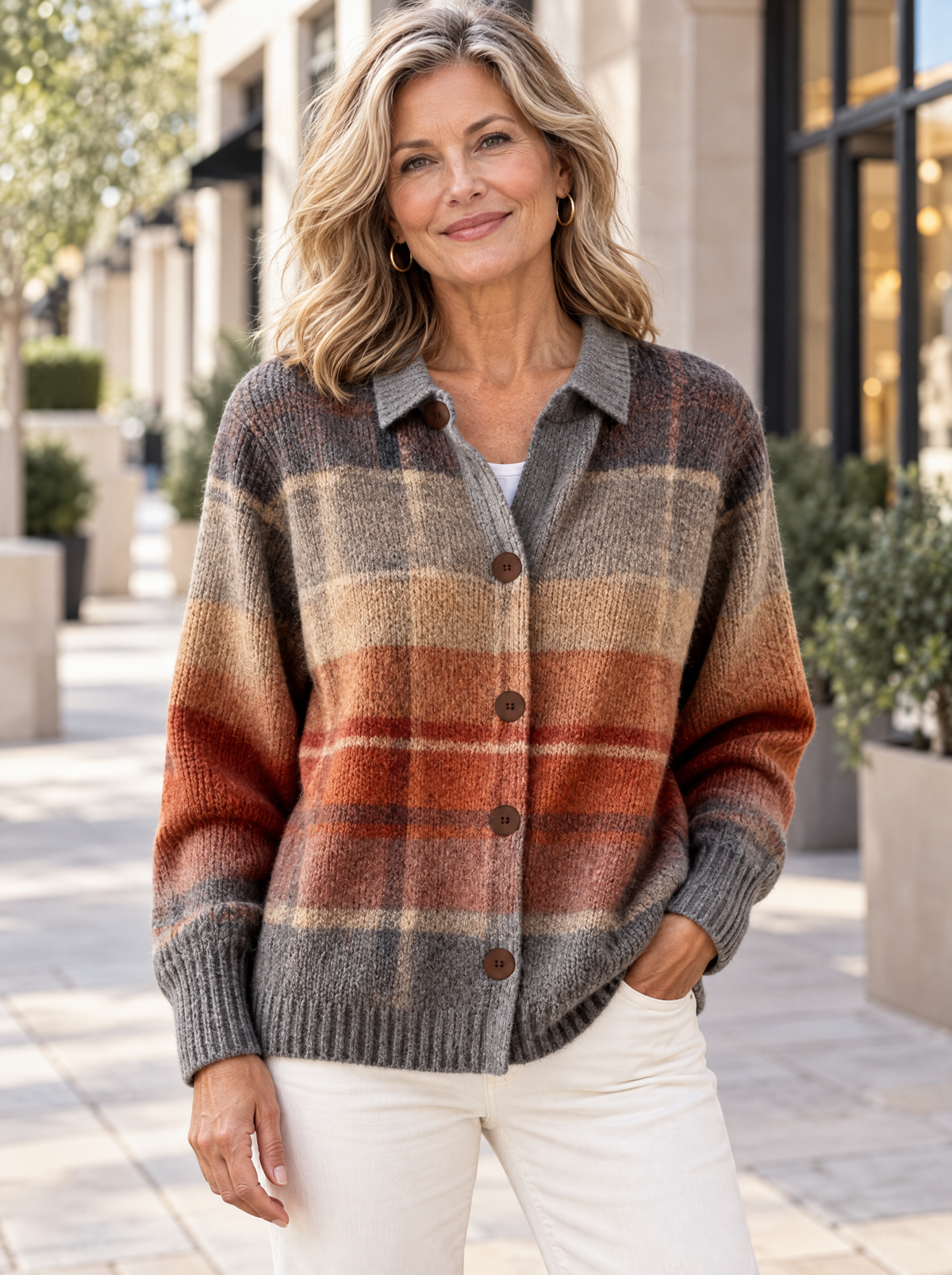 Heritage Knit Cardigan | Autumn Ember