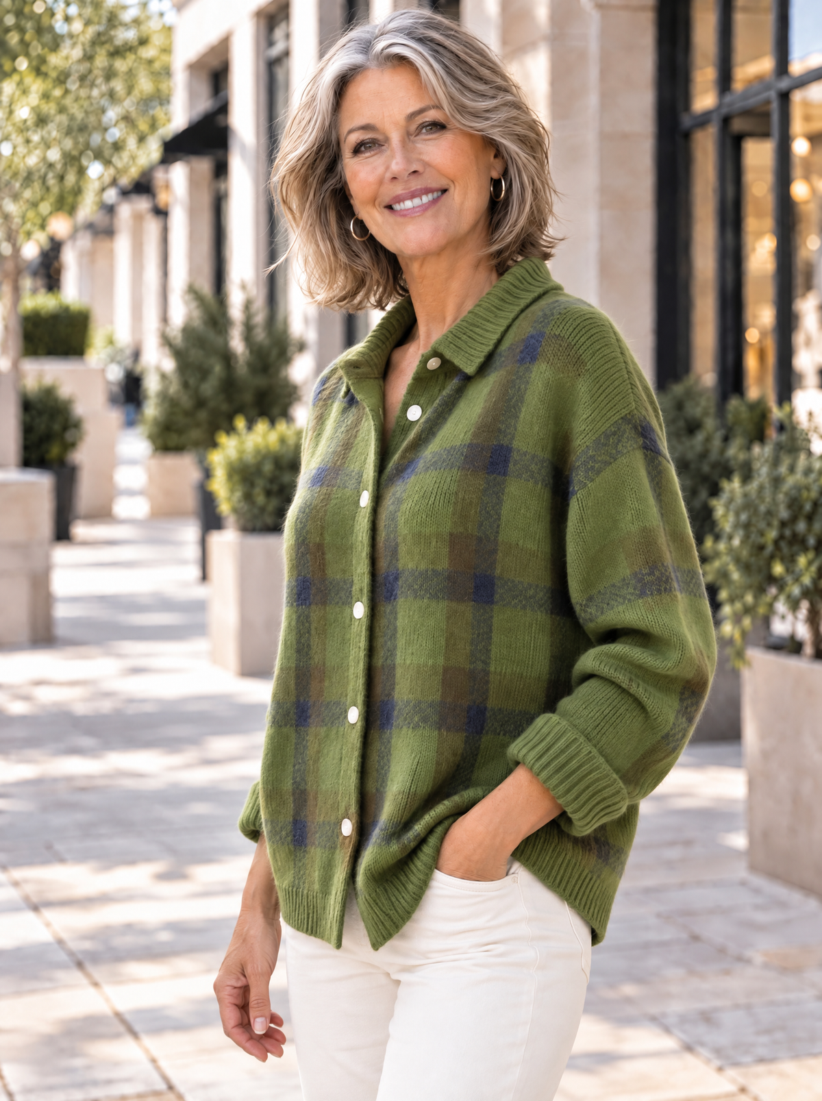 Heritage Knit Cardigan | Olive Grove